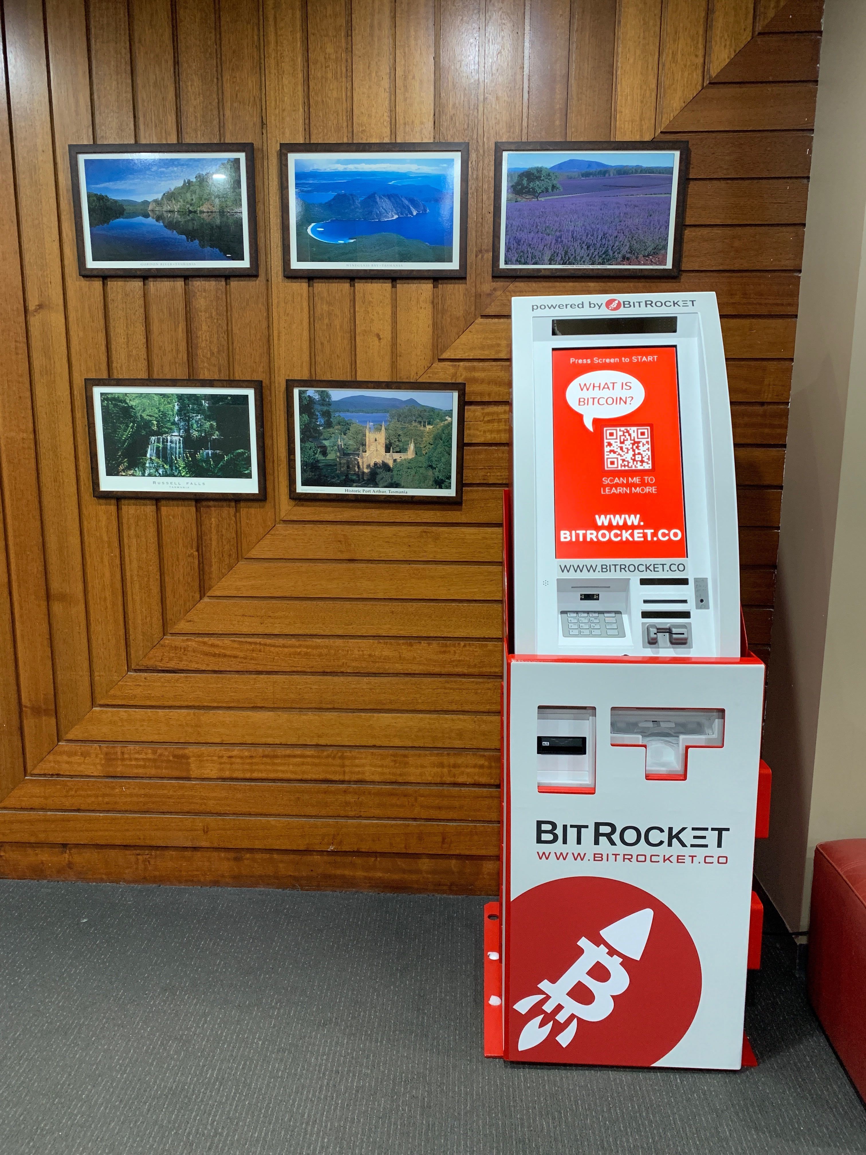 BitRocket Bitcoin ATM Earl St Launceston TAS Buy Bitcoin ATM