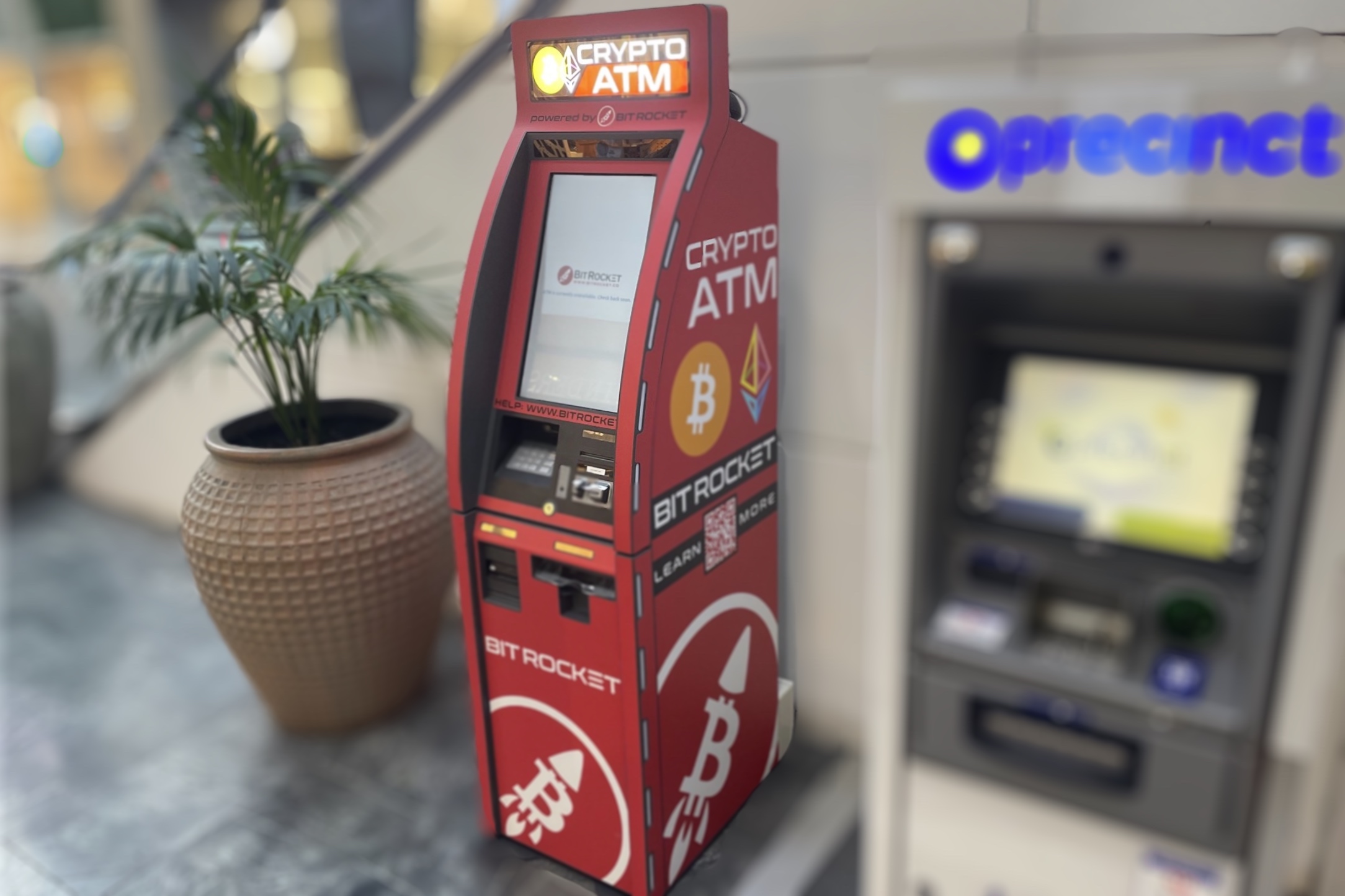 BitRocket Bitcoin ATM at Chermside, Brisbane Queensland