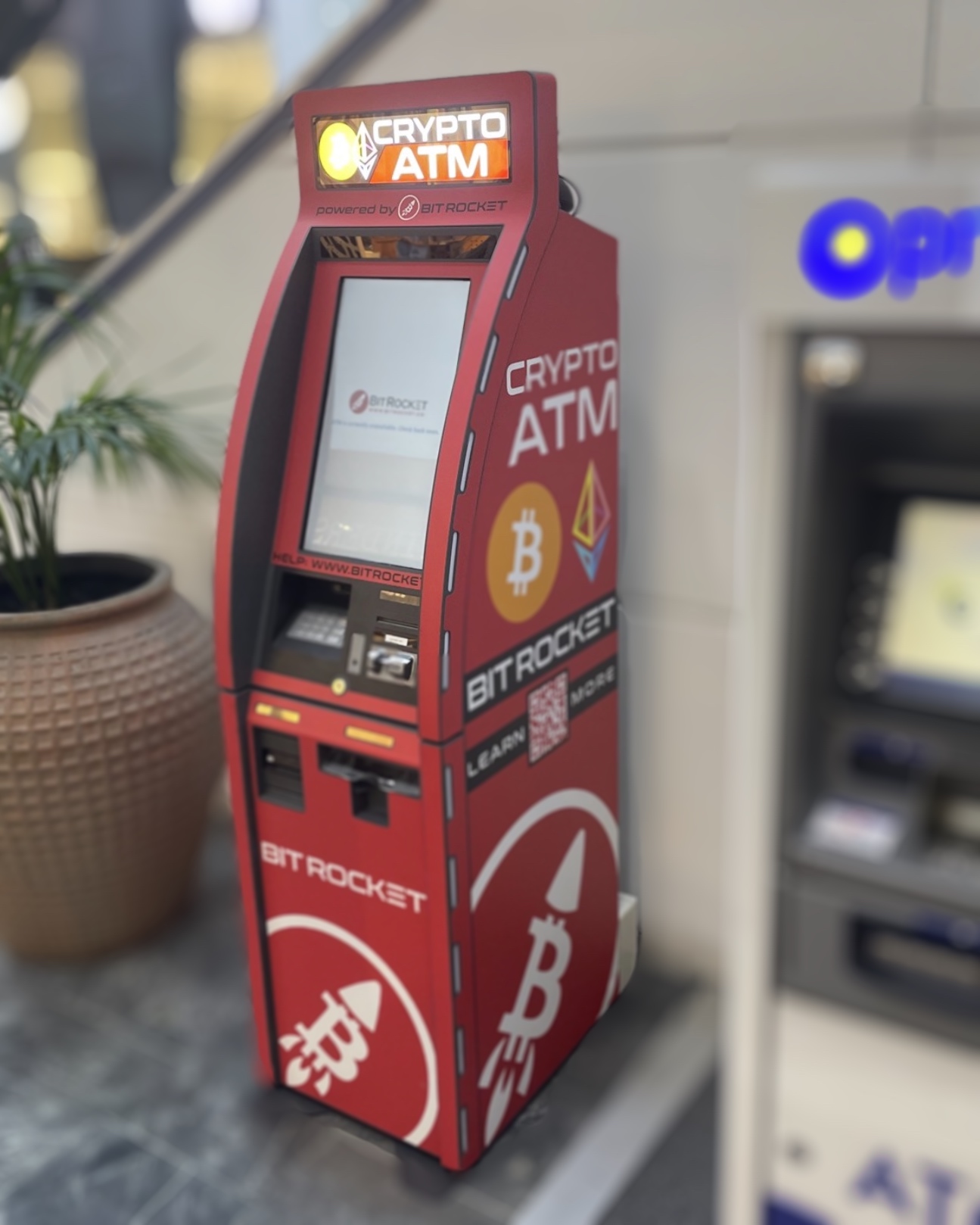 BitRocket Bitcoin ATM at Chermside, Brisbane Queensland