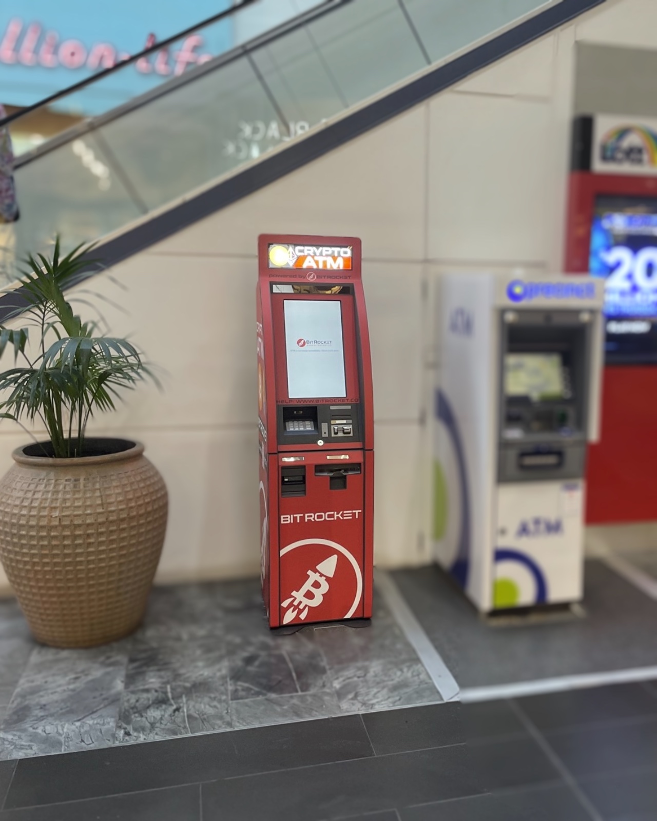 BitRocket Bitcoin ATM at Chermside, Brisbane Queensland