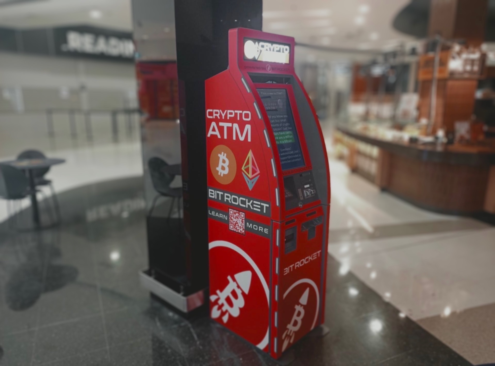 Bitrocket bitcoin ATM Rhodes Waterside