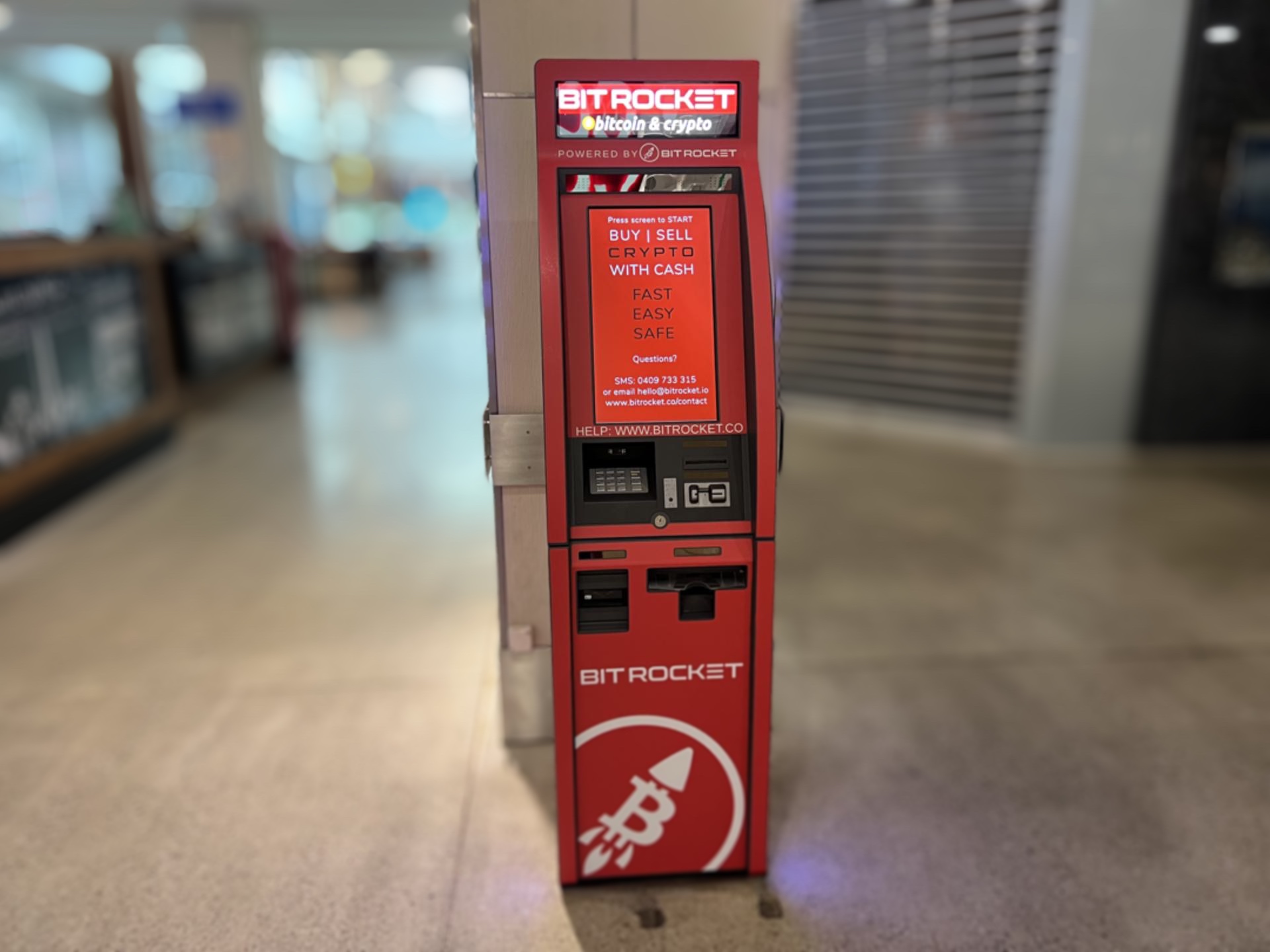 Westfield Doncaster BitRocket Bitcoin ATM