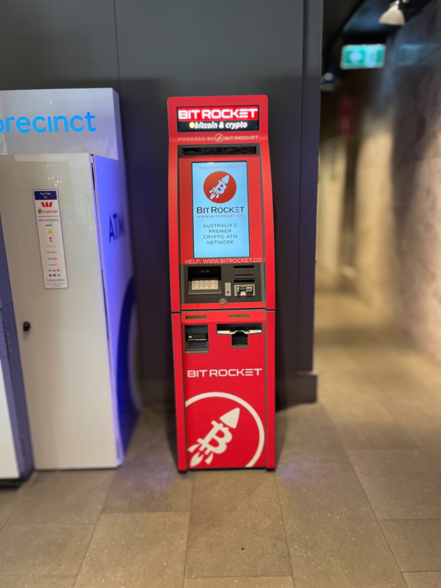 Broadway Sydney BitRocket Bitcoin ATM