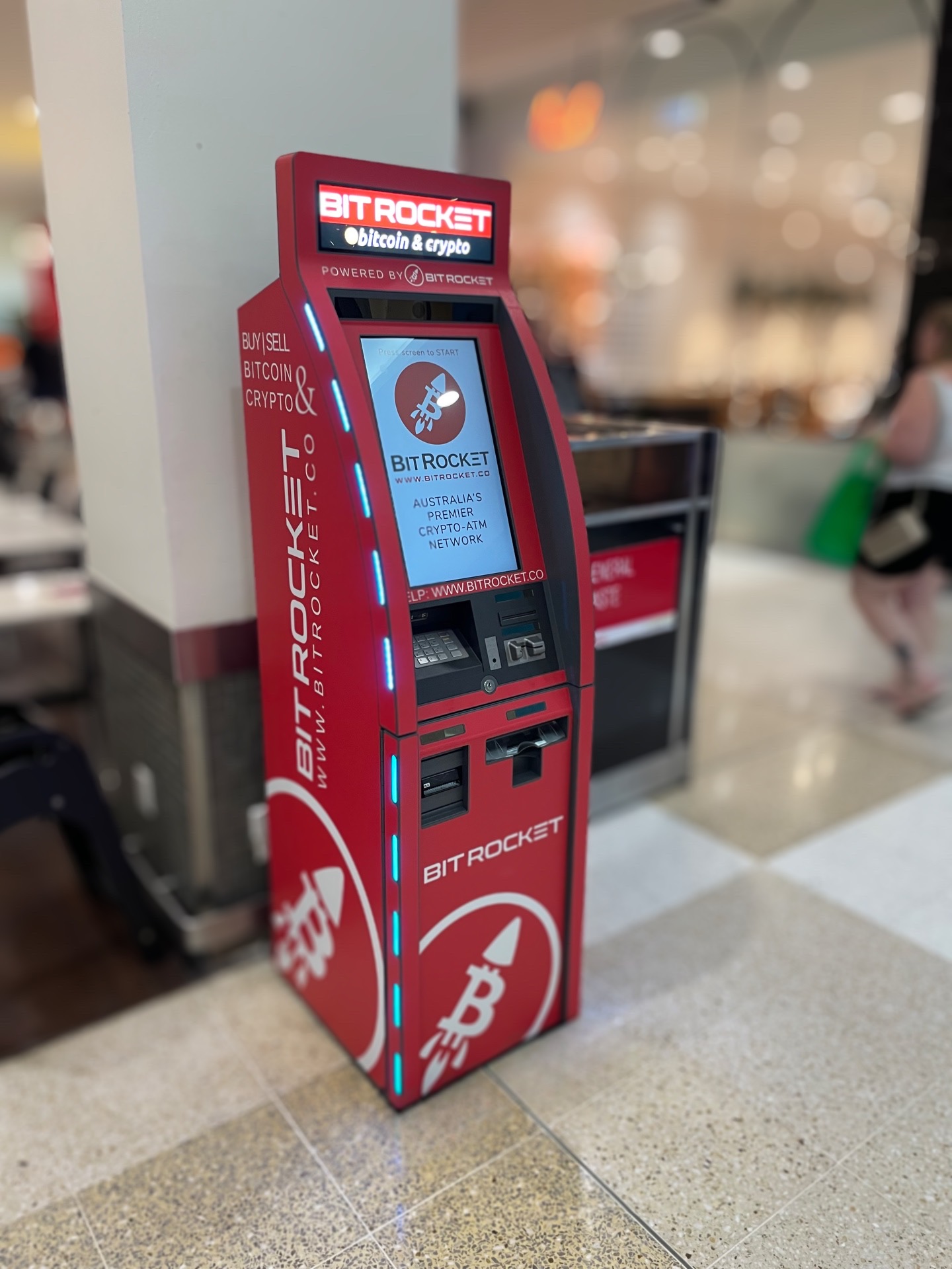 Westfield Mt Druitt BitRocket Bitcoin ATM