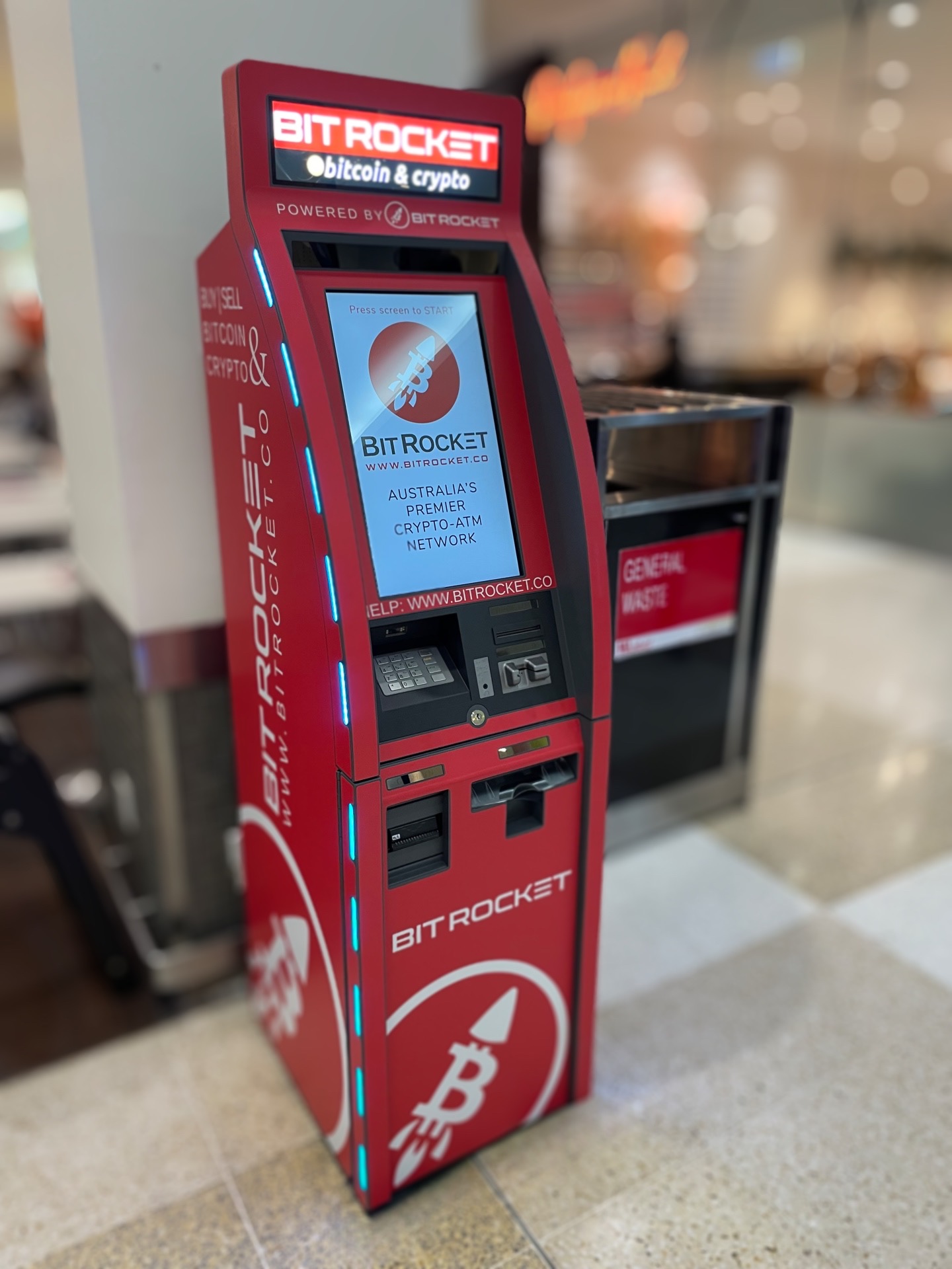 Westfield Mt Druitt BitRocket Bitcoin ATM